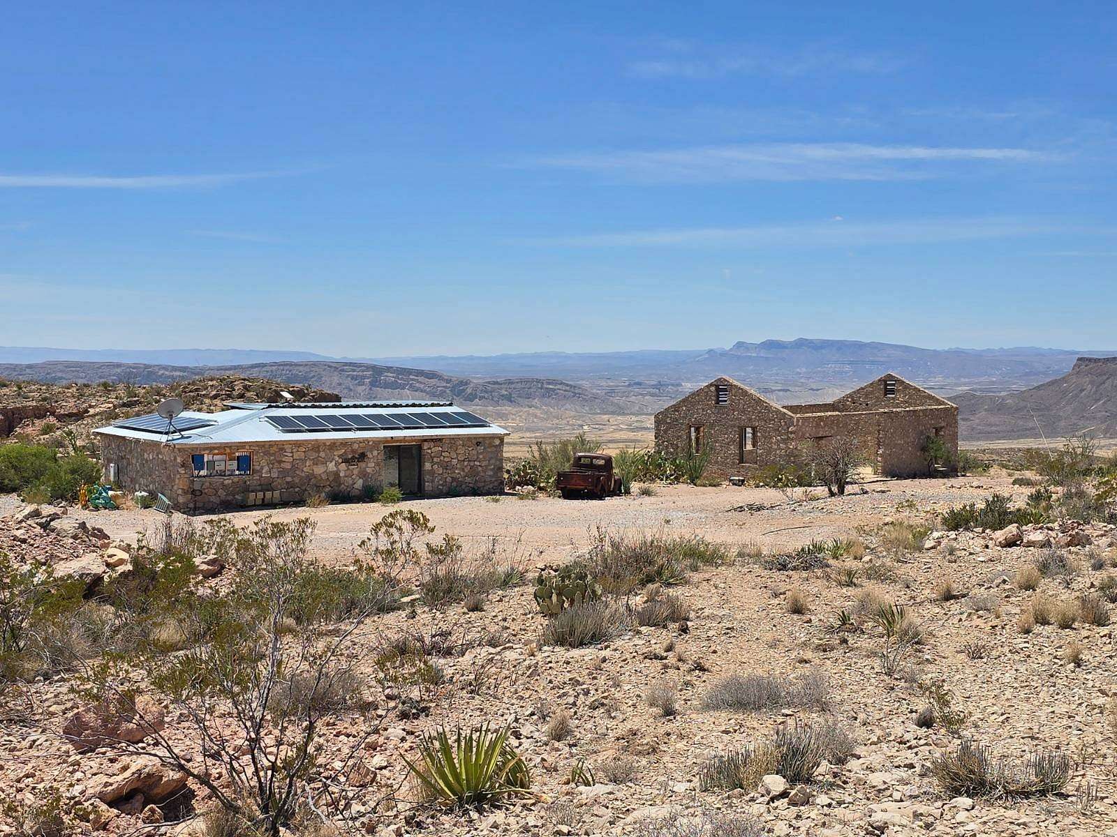 44 Acres of Recreational Land with Home for Sale in Terlingua, Texas