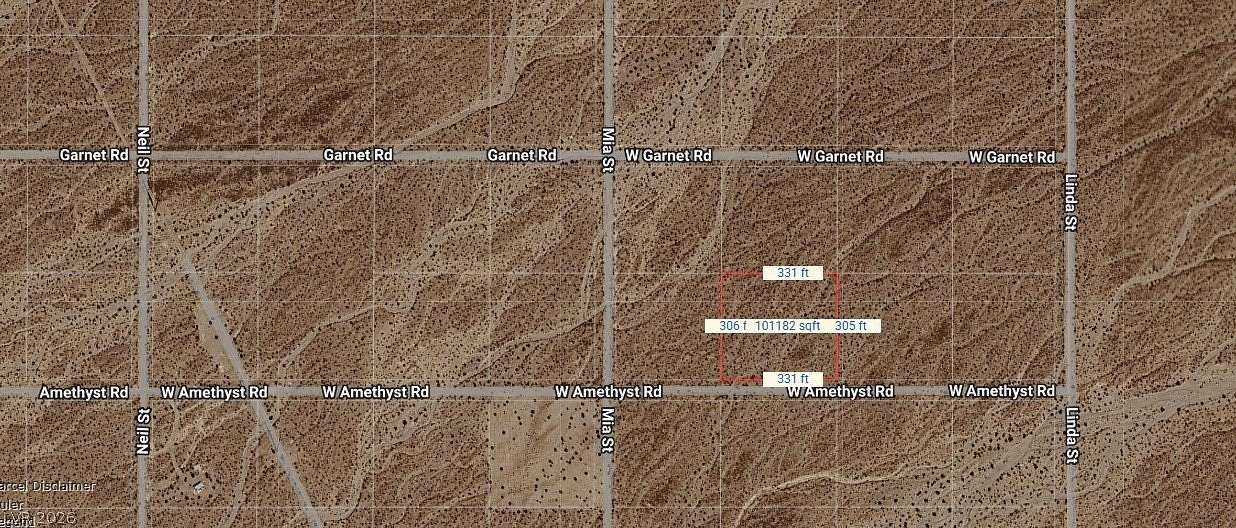 2.4 Acres of Residential Land for Sale in Pahrump, Nevada