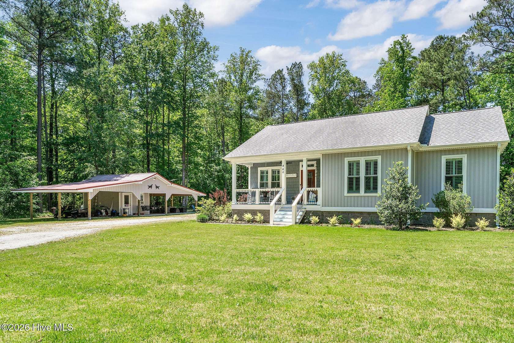 13 Acres of Land with Home for Sale in Willard, North Carolina