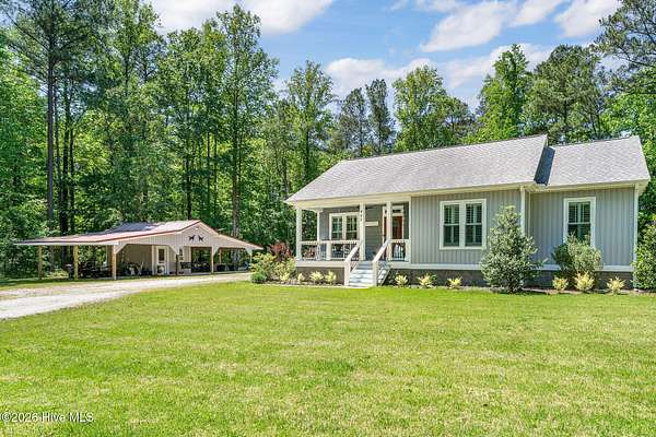 13 Acres of Land with Home for Sale in Willard, North Carolina