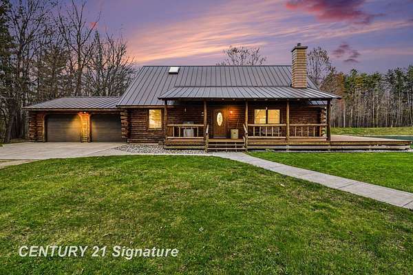 6 Acres of Land with Home for Sale in Oakley, Michigan