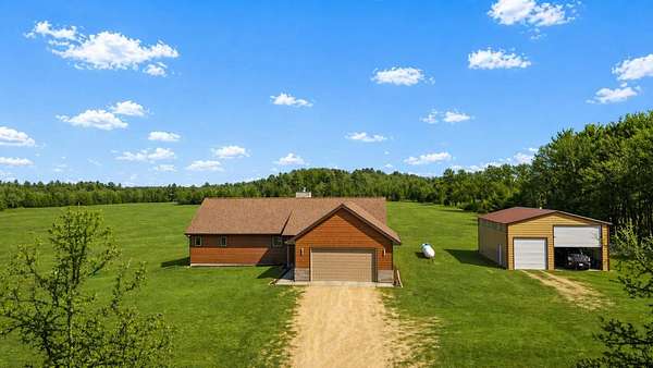 5 Acres of Land with Home for Sale in Wisconsin Dells, Wisconsin
