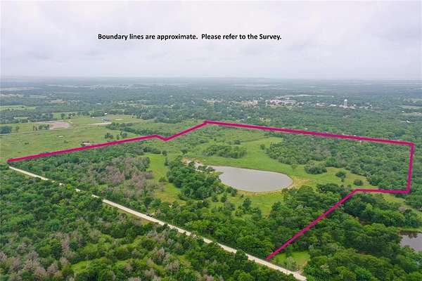47.8 Acres of Recreational & Residential Land for Sale in Wortham, Texas