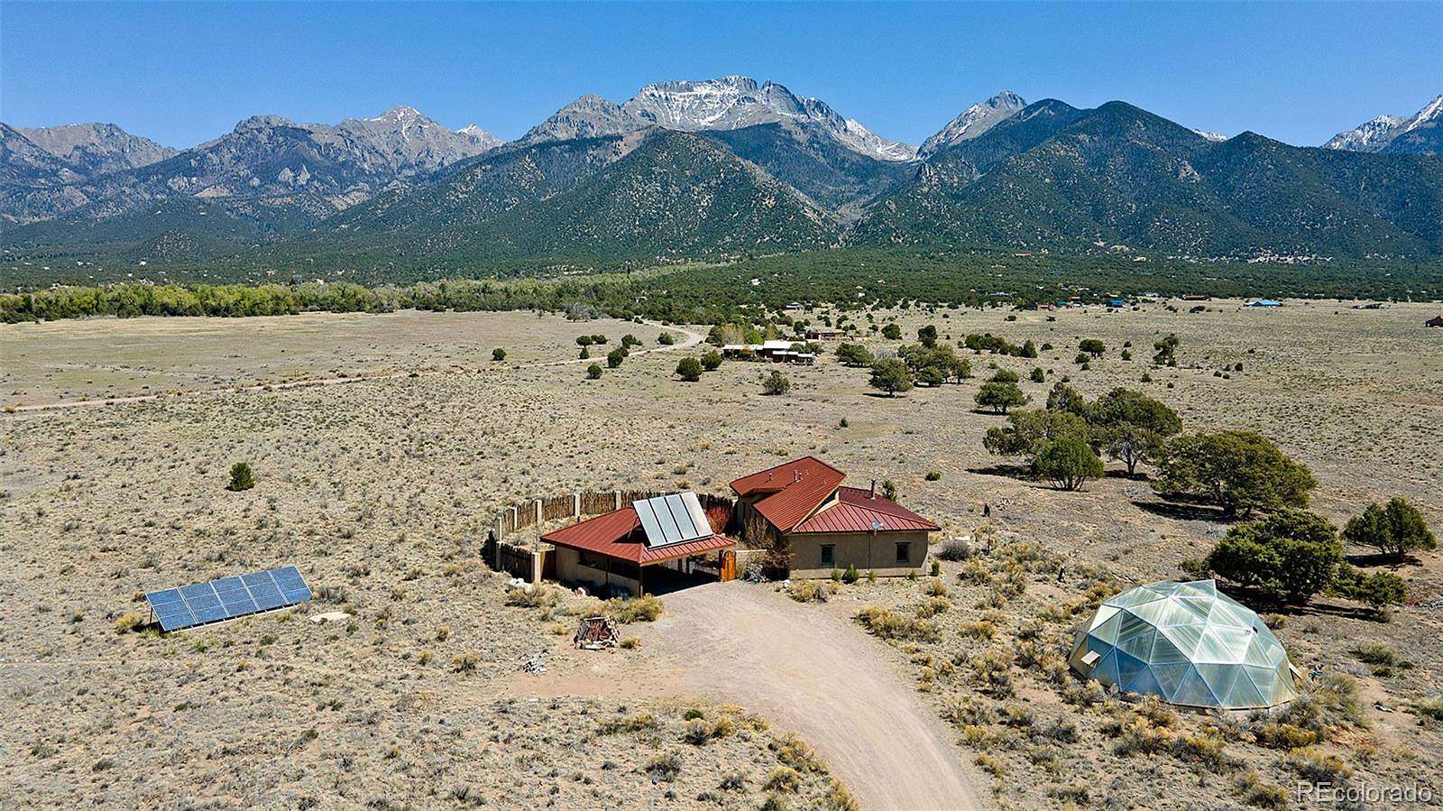 17.5 Acres of Land with Home for Sale in Crestone, Colorado