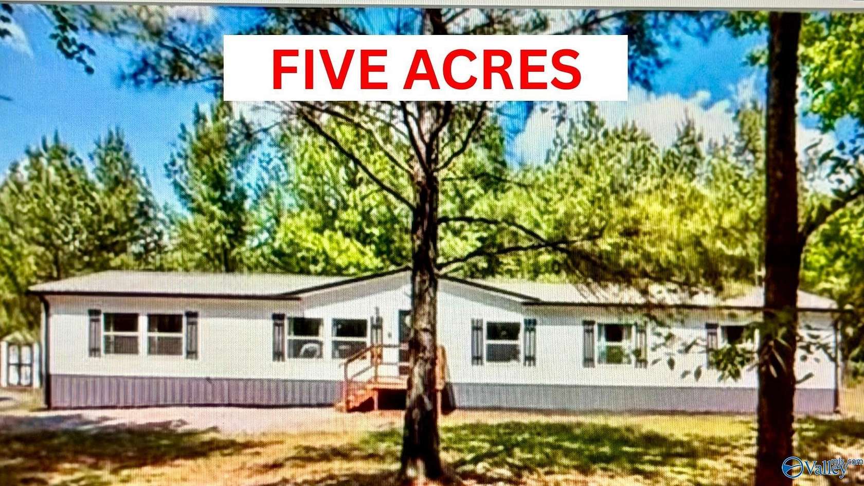 5 Acres of Land with Home for Sale in Flat Rock, Alabama