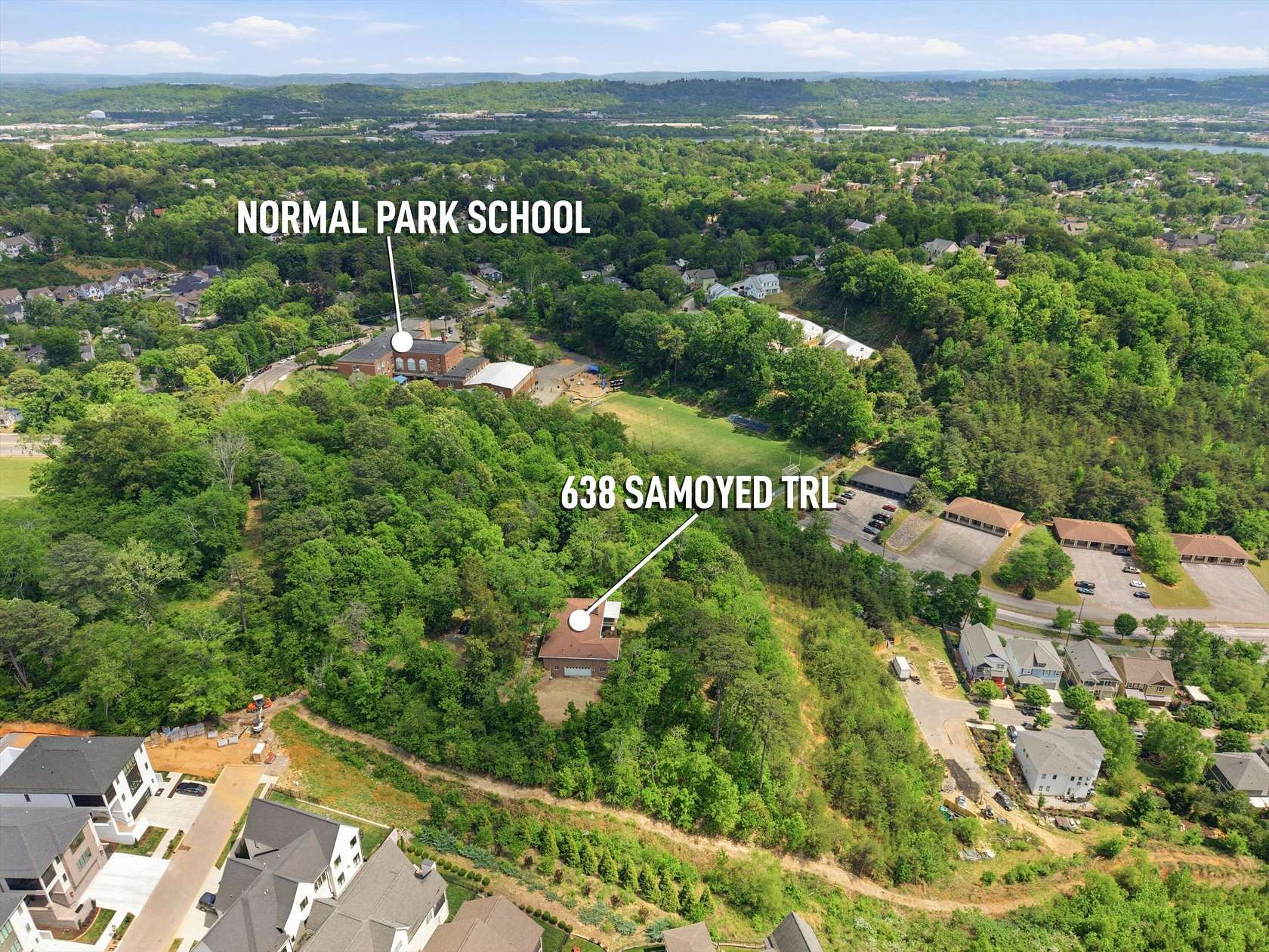 3.6 Acres of Land with Home for Sale in Chattanooga, Tennessee