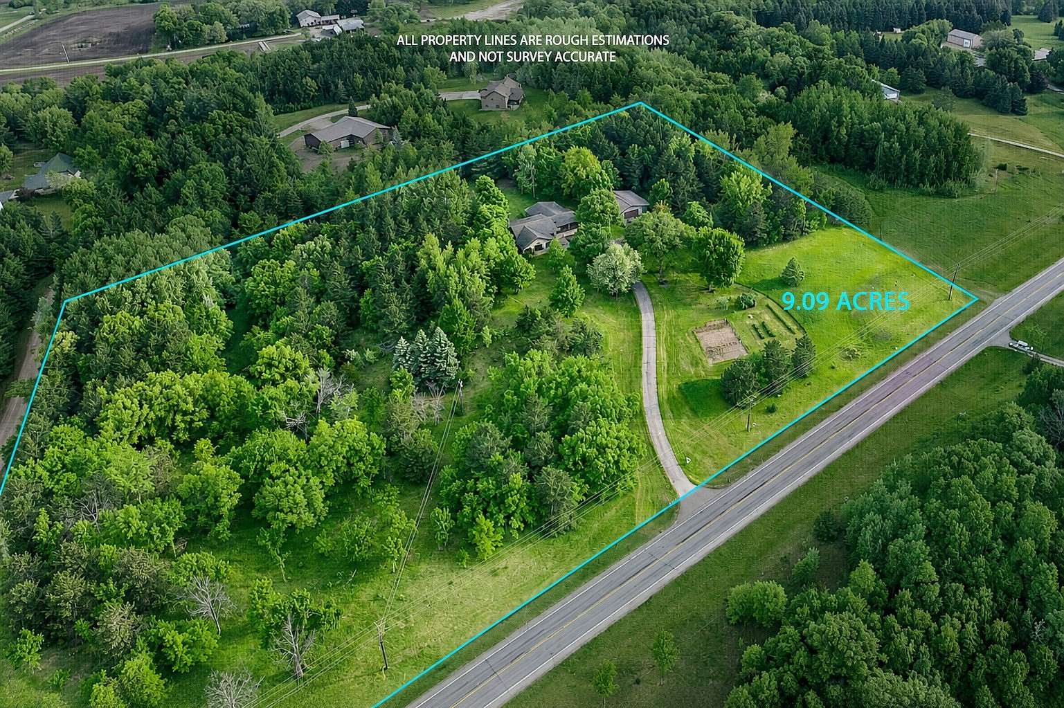 9 Acres of Land with Home for Sale in Albany, Minnesota