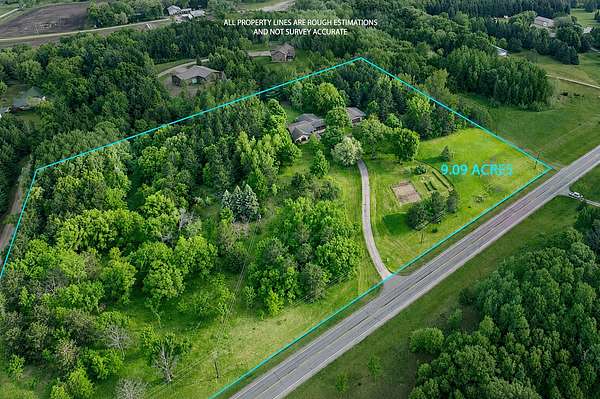 9 Acres of Land with Home for Sale in Albany, Minnesota