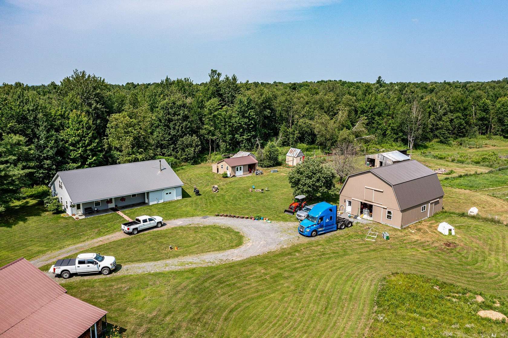 61.4 Acres of Land with Home for Sale in Burke, New York
