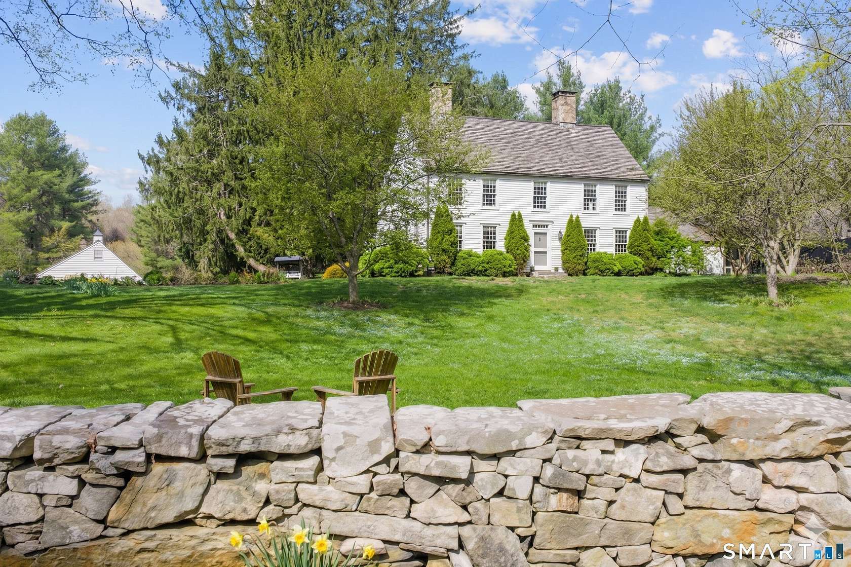 2 Acres of Land with Home for Sale in Redding, Connecticut