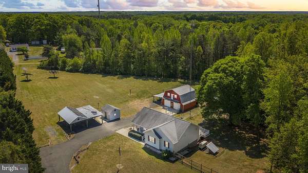 4.9 Acres of Land with Home for Sale in Spotsylvania, Virginia