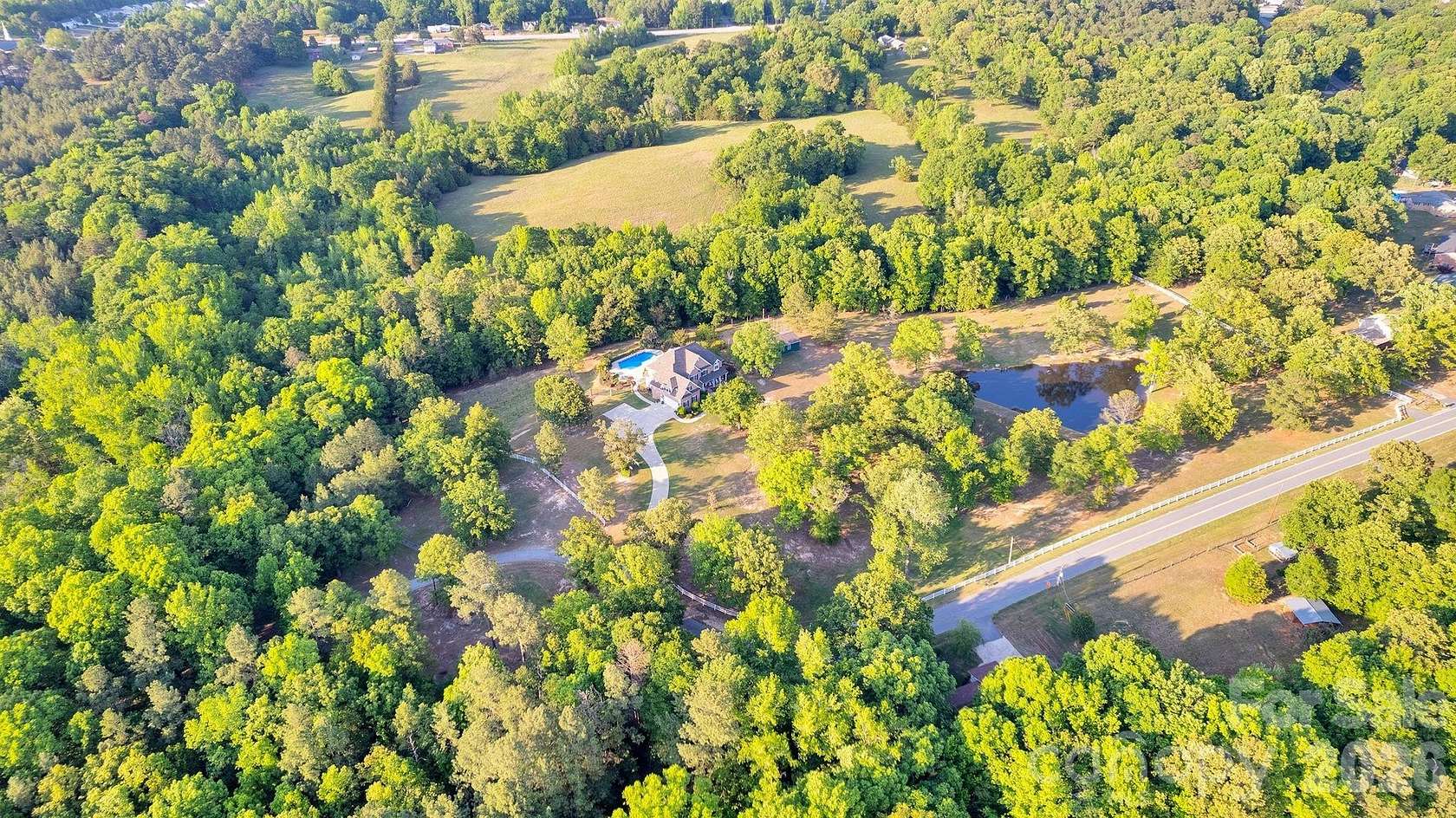 12.2 Acres of Land with Home for Sale in Lancaster, South Carolina