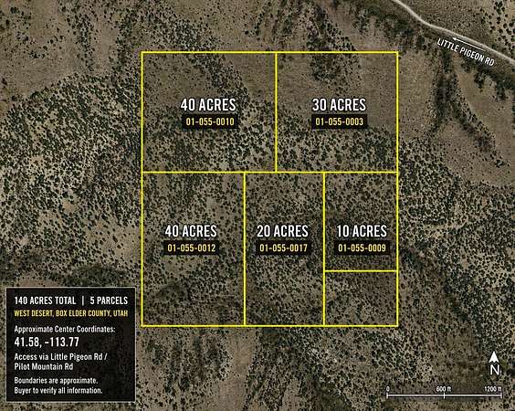 140 Acres of Land for Sale in Grouse Creek, Utah