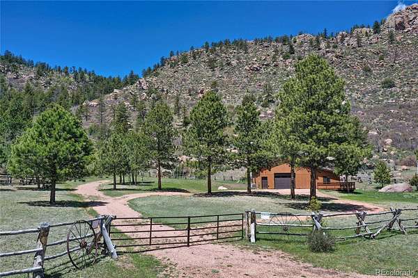 100 Acres of Recreational Land with Home for Sale in Guffey, Colorado