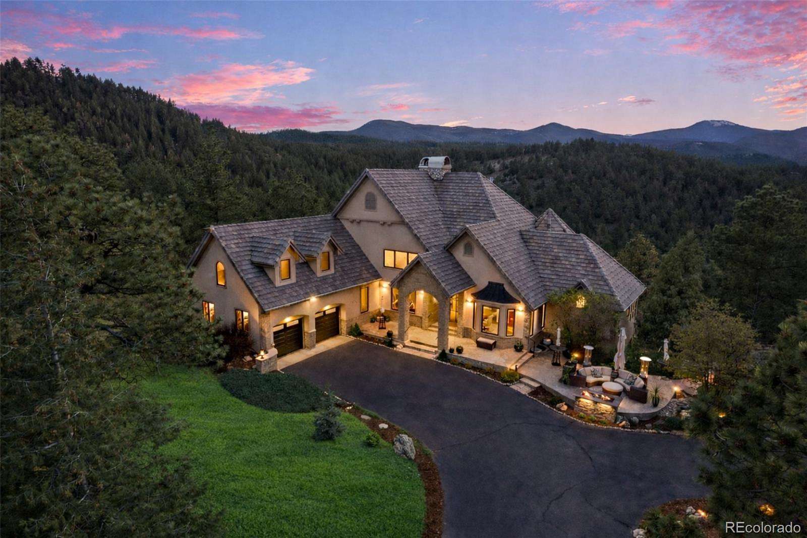 35.2 Acres of Recreational Land with Home for Sale in Evergreen, Colorado