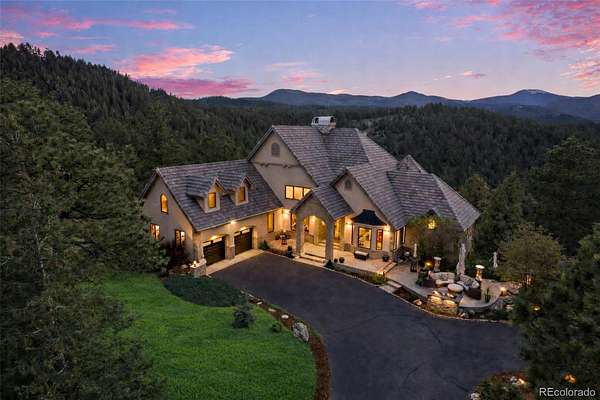 35.2 Acres of Recreational Land with Home for Sale in Evergreen, Colorado