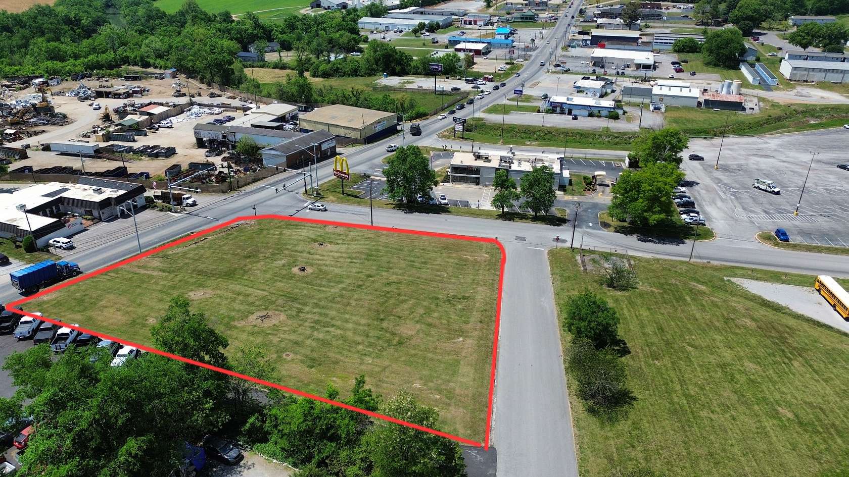 1.23 Acres of Commercial Land for Sale in Pulaski, Tennessee