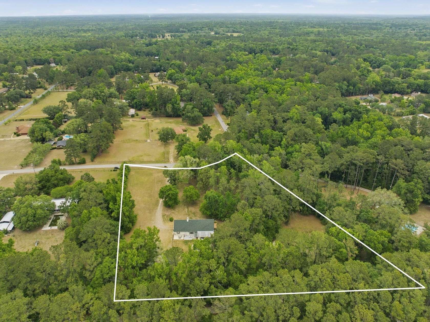 4 Acres of Land with Home for Sale in Tallahassee, Florida