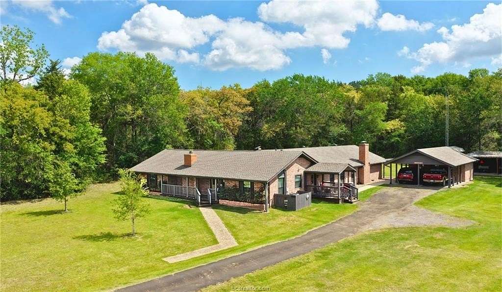 16.9 Acres of Land with Home for Sale in Caldwell, Texas