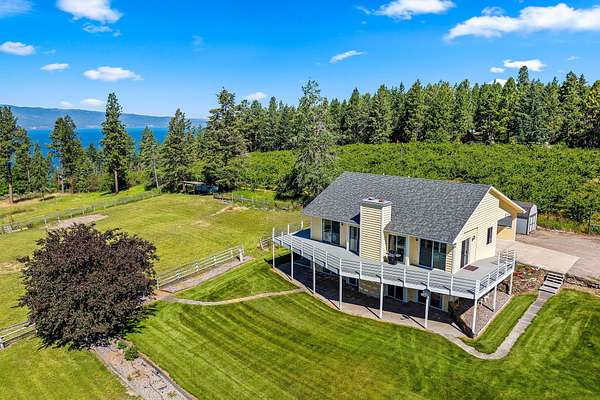 5.24 Acres of Land with Home for Sale in Bigfork, Montana