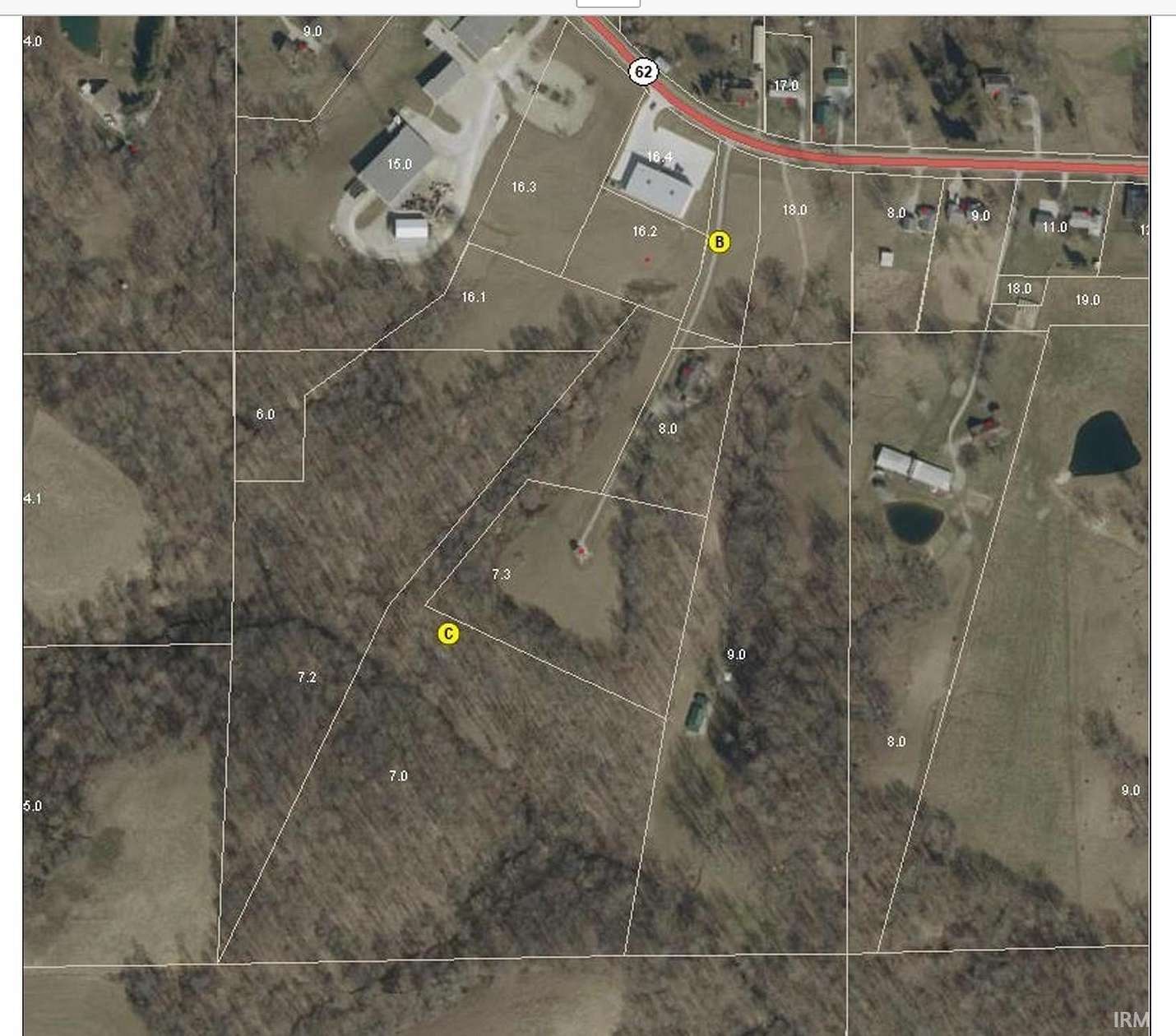 15.2 Acres of Land for Sale in St. Meinrad, Indiana