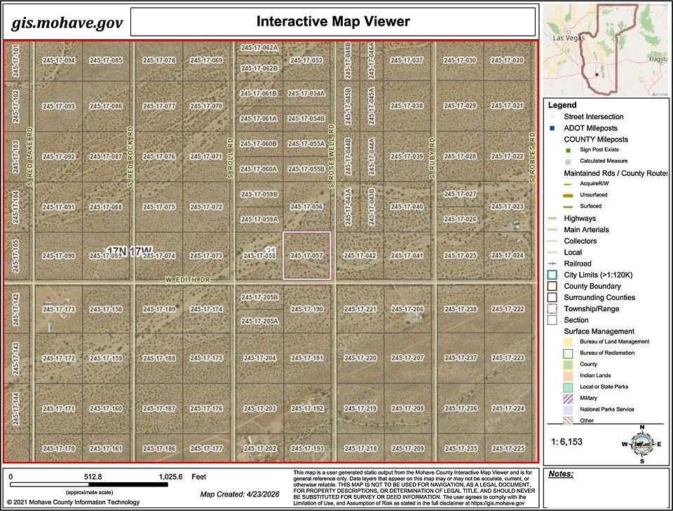 2.2 Acres of Residential Land for Sale in Yucca, Arizona