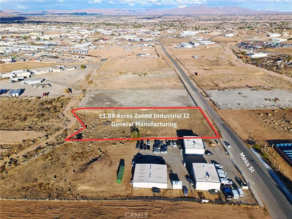 1.88 Acres of Commercial Land for Sale in Hesperia, California