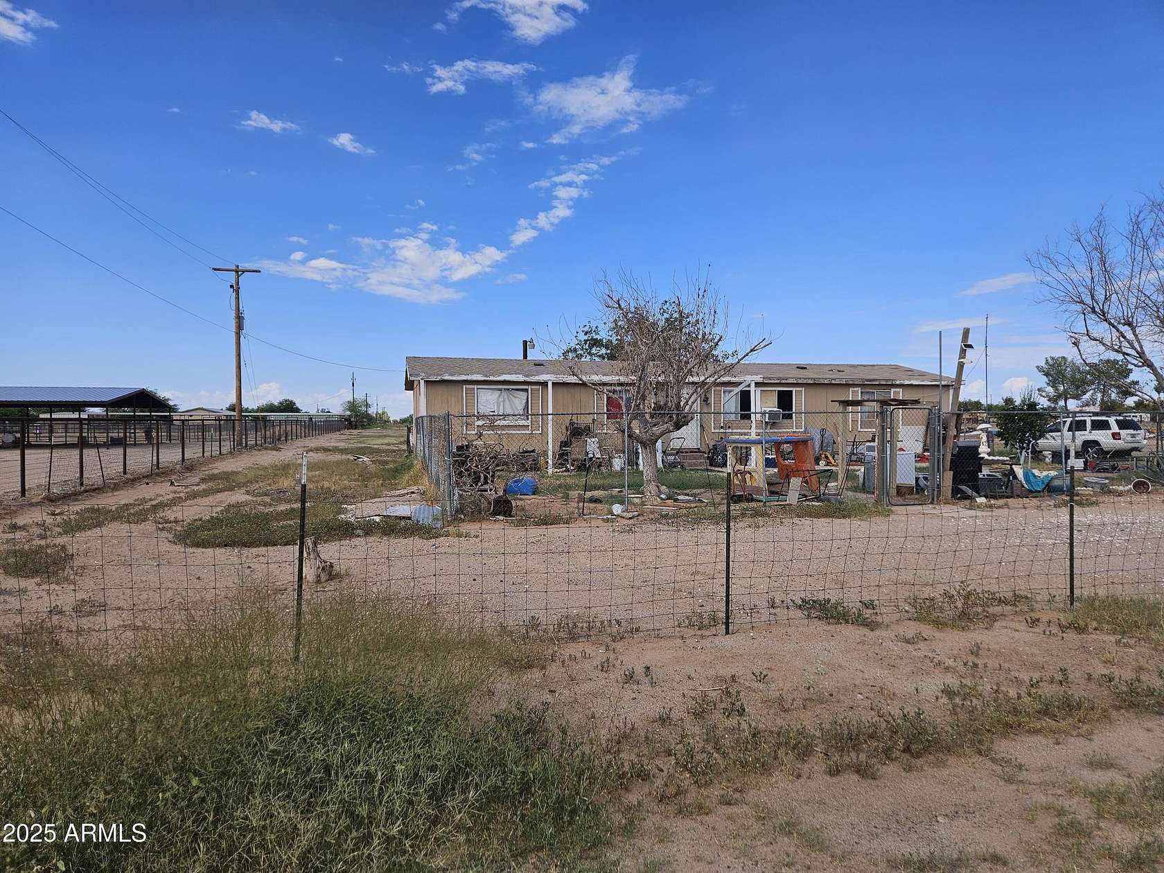 3.3 Acres of Land with Home for Sale in Stanfield, Arizona