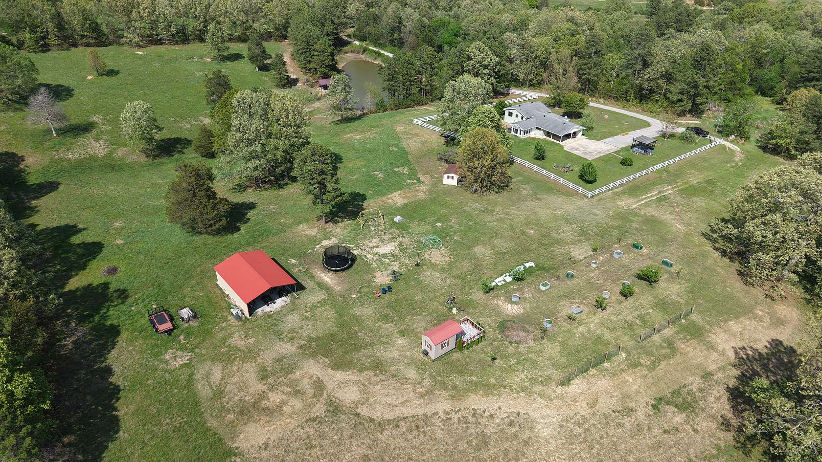 15.3 Acres of Land with Home for Sale in Oxford, Arkansas