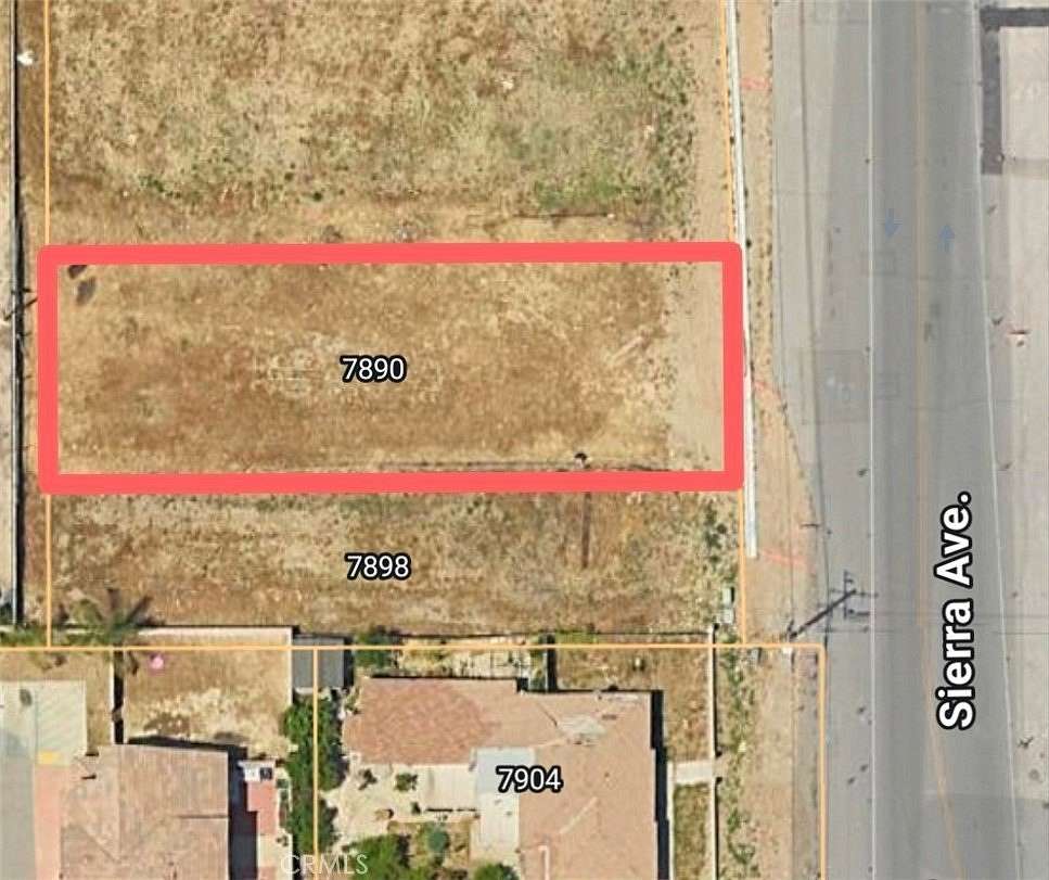 0.16 Acres of Commercial Land for Sale in Fontana, California