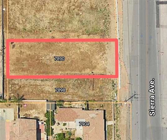 0.16 Acres of Commercial Land for Sale in Fontana, California