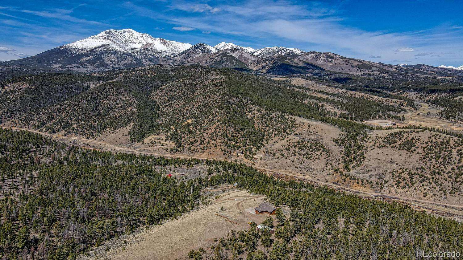 27 Acres of Recreational Land with Home for Sale in Poncha Springs, Colorado
