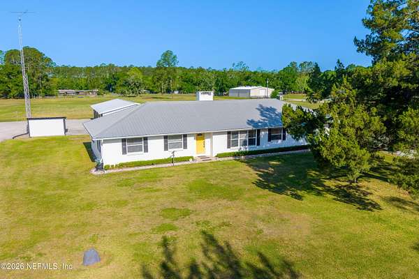 6.46 Acres of Land with Home for Sale in Starke, Florida