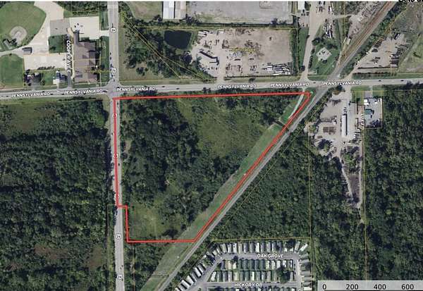 23.4 Acres of Recreational Land for Sale in Brownstown Charter Township, Michigan