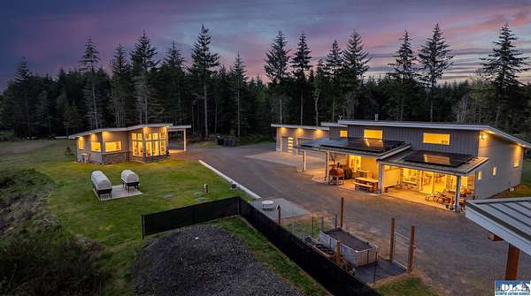 7.25 Acres of Land with Home for Sale in Port Angeles, Washington