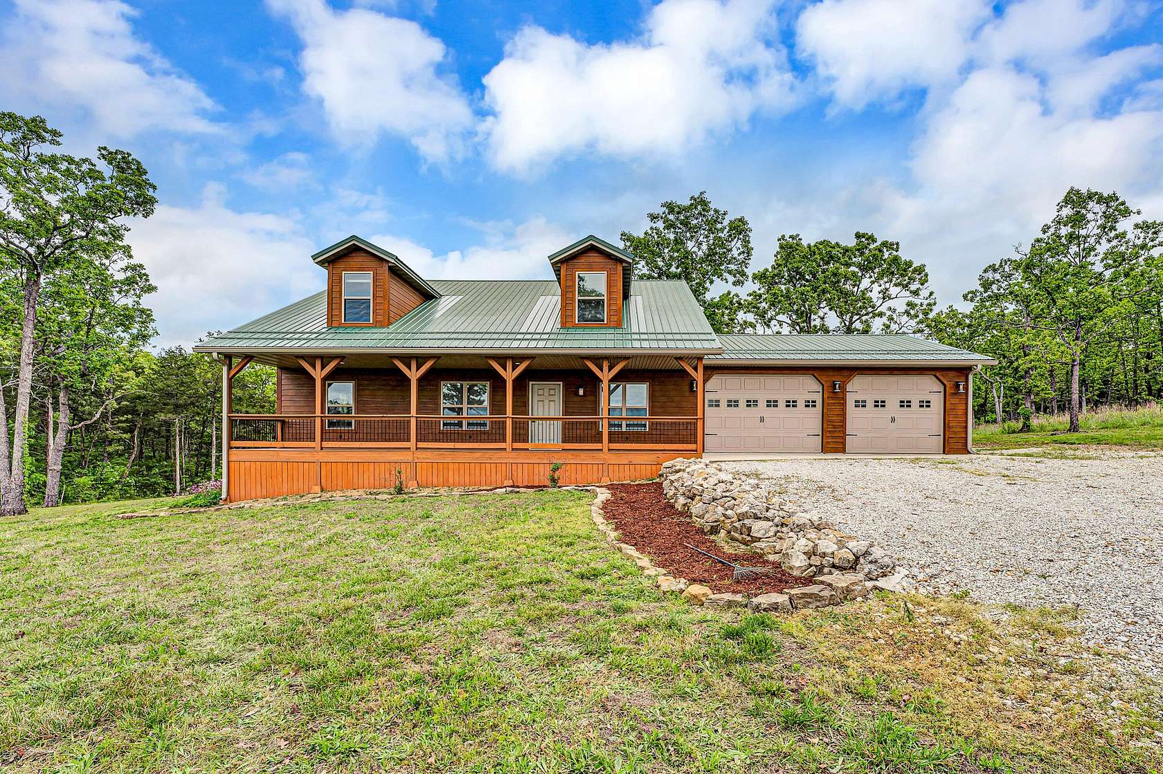 13.2 Acres of Land with Home for Sale in Cedarcreek, Missouri