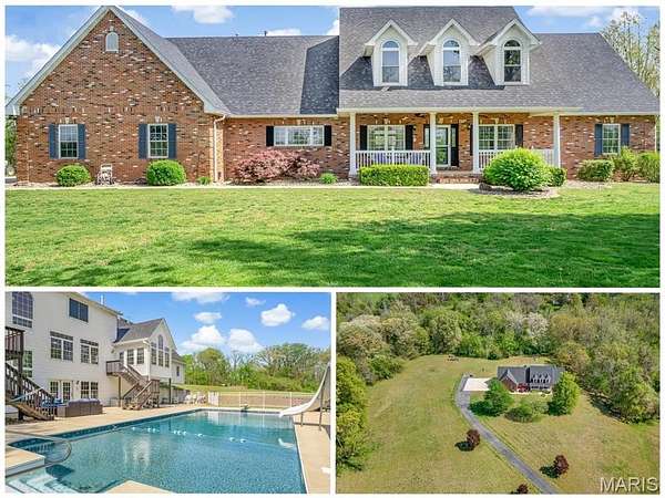 8.27 Acres of Land with Home for Sale in Edwardsville, Illinois