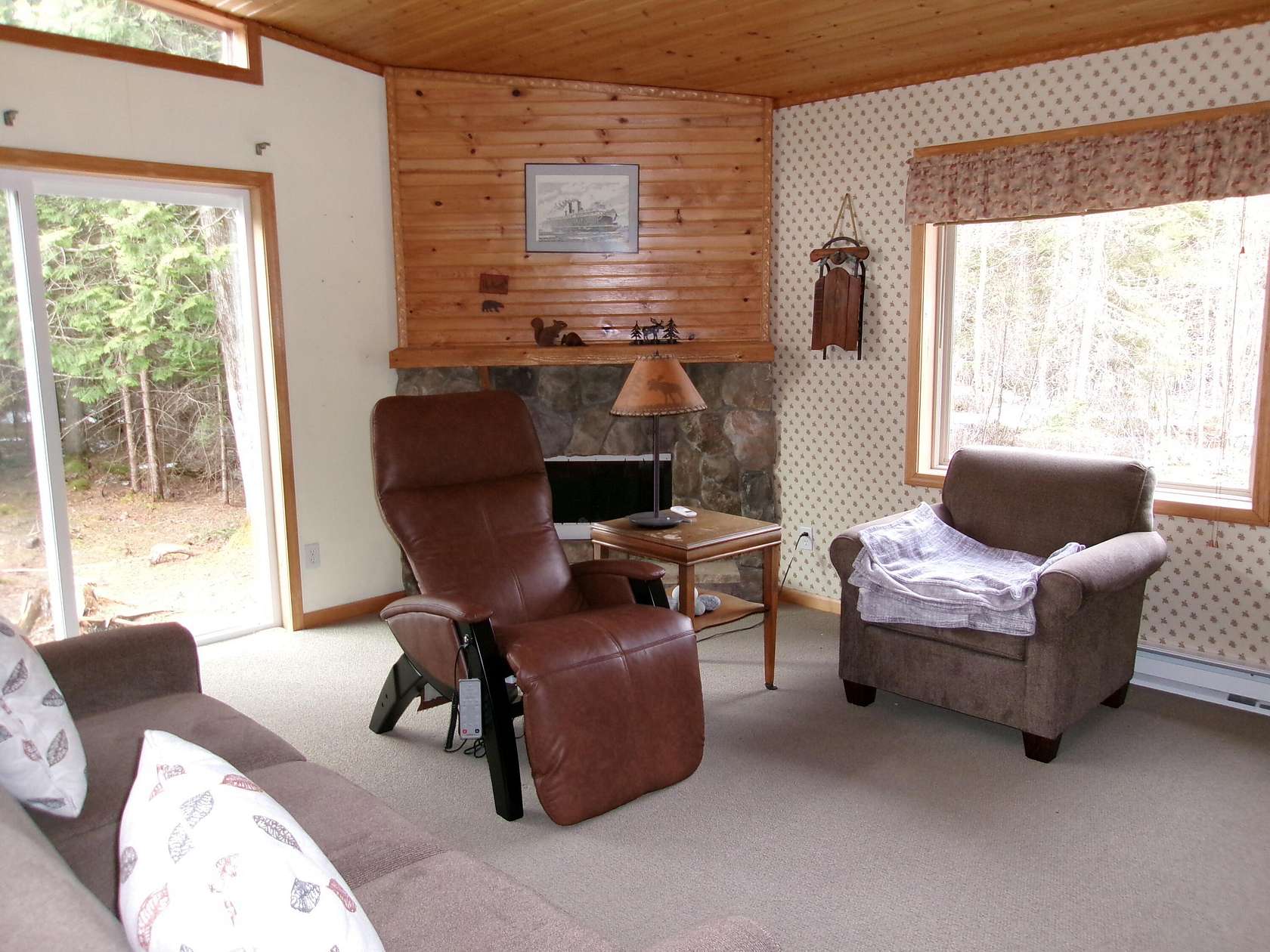 15 Acres of Recreational Land with Home for Sale in Naubinway, Michigan