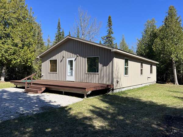 15 Acres of Recreational Land with Home for Sale in Naubinway, Michigan