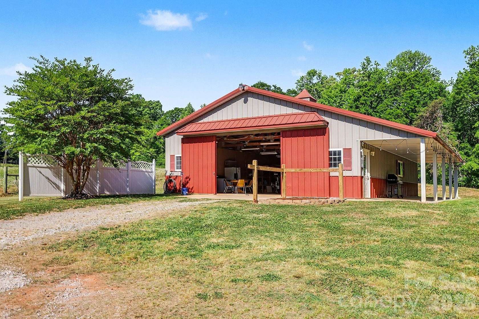 6.47 Acres of Land with Home for Sale in Shelby, North Carolina