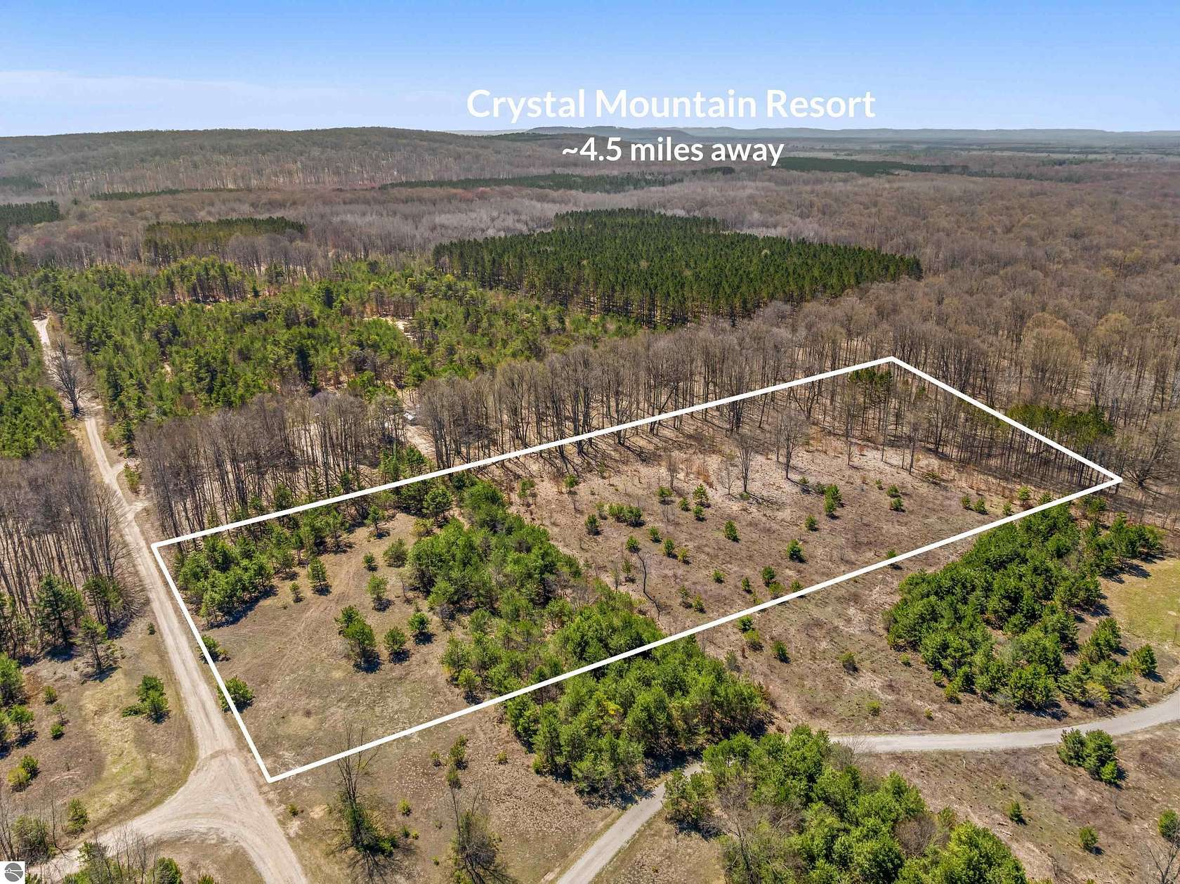 5 Acres of Land with Home for Sale in Thompsonville, Michigan