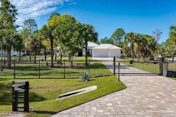 2.5 Acres of Land with Home for Sale in Naples, Florida