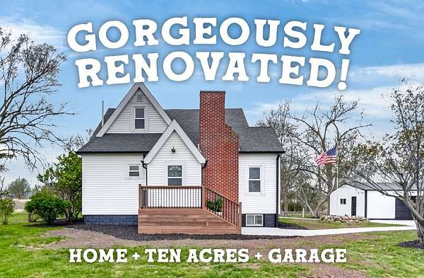 10 Acres of Land with Home for Sale in Melcher-Dallas, Iowa