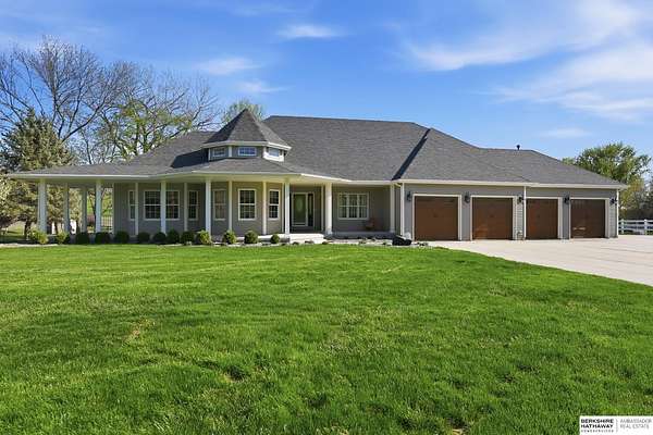 3.69 Acres of Land with Home for Sale in Fort Calhoun, Nebraska