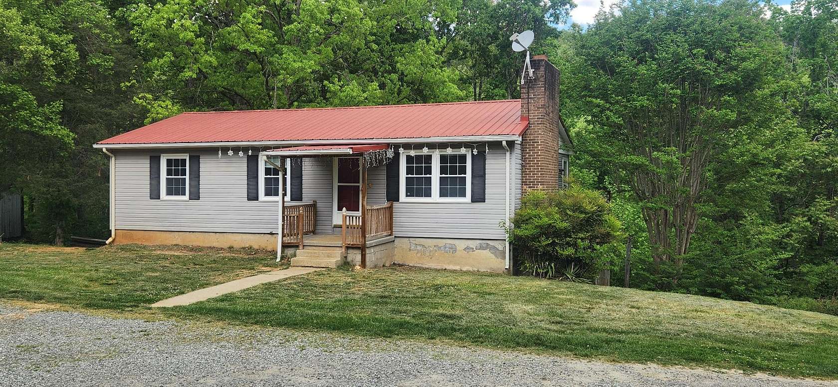 1.5 Acres of Land with Home for Sale in Rocky Mount, Virginia