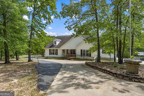 50 Acres of Recreational Land with Home for Sale in Roberta, Georgia