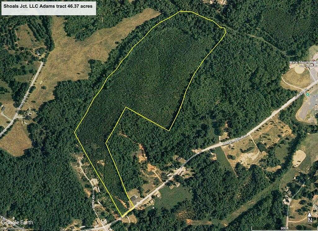 46 Acres of Land for Sale in Ware Shoals, South Carolina