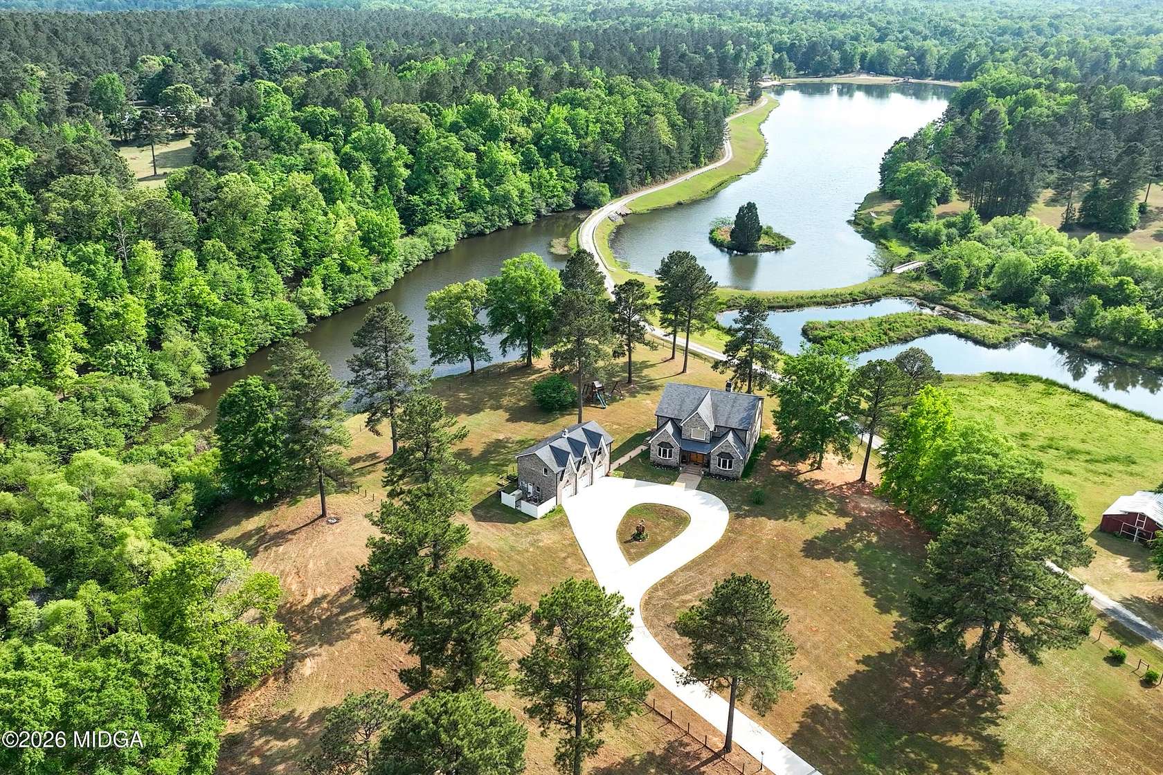 4.86 Acres of Land with Home for Sale in Forsyth, Georgia