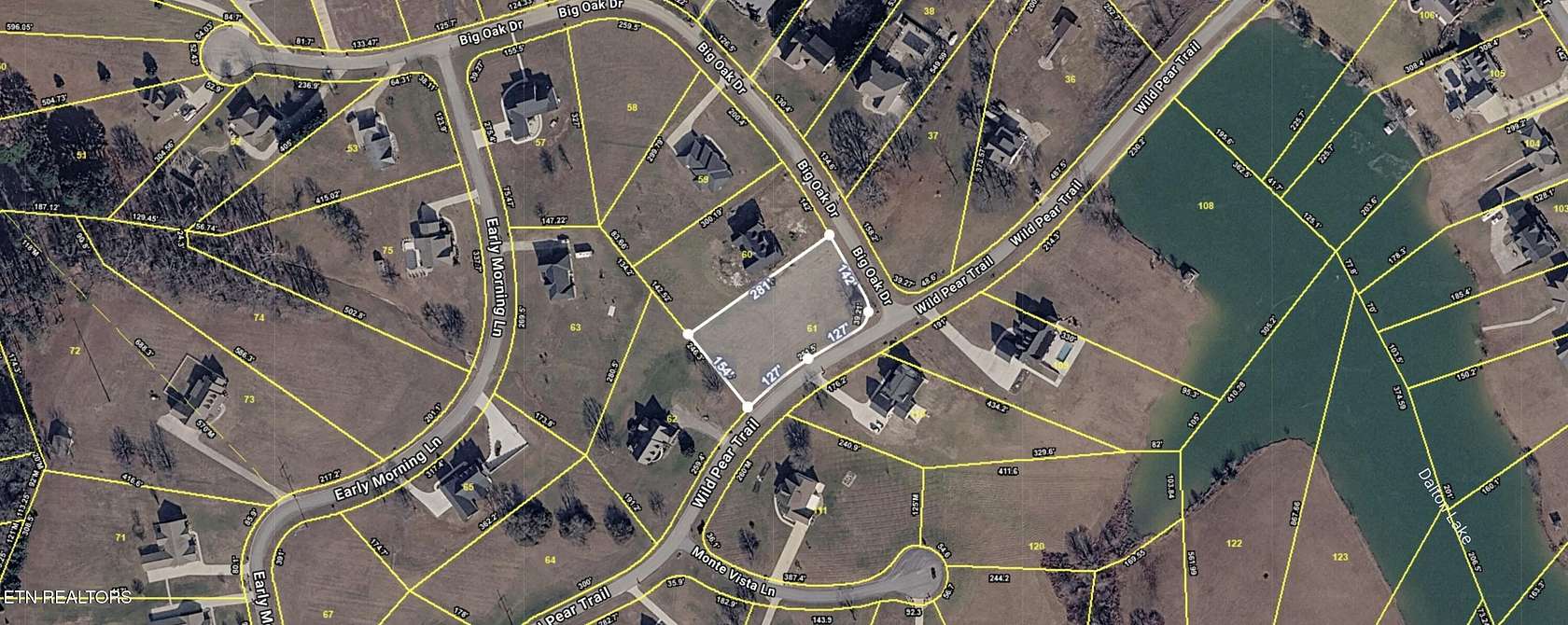 0.92 Acres of Residential Land for Sale in Dandridge, Tennessee