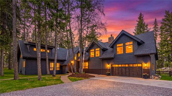 5.7 Acres of Land with Home for Sale in Whitefish, Montana